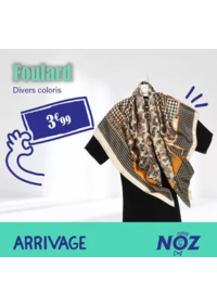 Prospectus NOZ Cosne Cours Sur Loire : ARRIVAGE Foulard