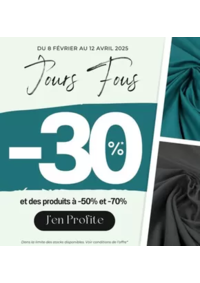 Prospectus TOTO EPINAL 26 quai des Bons-Enfants : -30% immédiat sur une sélection de produits et jusqu’à -50% et -70% sur d’autres articles !