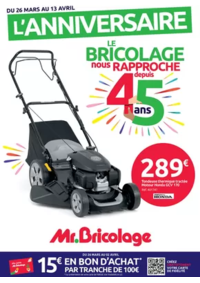 Prospectus Mr Bricolage Saint Gratien : L'ANNIVERSAIRE