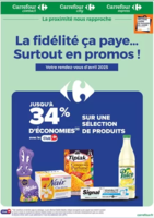 LA FIDELITE, CA PAYE... SURTOUT EN PROMOS EN AVRIL ! - Carrefour city