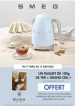 Promos et remises  : Offre SMEG: Un paquet de 100g de thé offert
