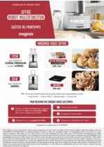 Promos et remises  : Jusqu'à 125€ de cadeaux offerts pour l'achat d'un ROBOT MULTIFONCTION