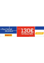 Promos et remises  : Pneus Pirelli : jusqu'à 130€ remboursés