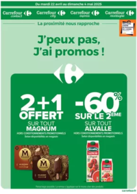 Prospectus Carrefour Contact L'Argentière-la-Bessée : J'PEUX PAS, J'AI PROMOS DU 22 AVRIL AU 4 MAI 2025