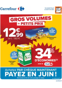 Prospectus Carrefour Contact Allonnes VIBRAYE : GROS VOLUMES = PETITS PRIX