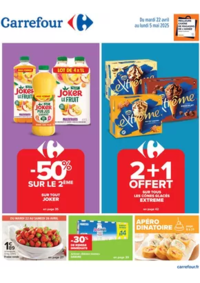 Prospectus Carrefour Contact L'Argentière-la-Bessée : -50% SUR LE 2ÈME SUR TOUT JOKER