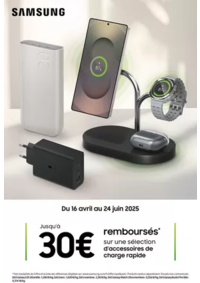 Prospectus Boulanger Tourcoing : OFFRE Samsung : jusqu'à 30€ remboursés !