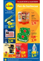 Prospectus Lidl : Fan de barbecue ? Retrouvez une sélection de viandes, sauces et bien plus à prix Lidl !