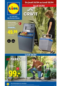 Prospectus Lidl TOURNUS : Préparez vos futures vacances chez Lidl avec tous les équipements de camping !