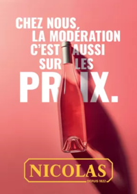 Prospectus NICOLAS CHEVREUSE : Chez nous, la modération c'est aussi sur les prix