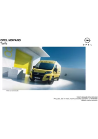 Prospectus Distributeur OPEL MATHIEU AUTOMOBILES SARL SAULT-LES-RETHEL : Opel Movano