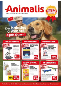 Prospectus Animalis Bondy : Des balades à volonté à prix légers !