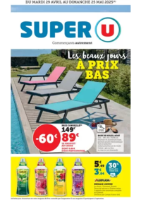 Prospectus Super U LANGEAC : Les beaux jours !
