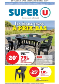 Prospectus Super U ST FLORENT SUR CHER : Les beaux jours !