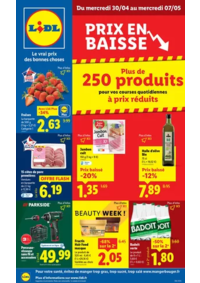 Prospectus Lidl CASTILLON LA BATAILL : Faites des économies et profitez de réductions sur une large sélection de produits !