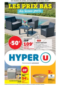 Prospectus Hyper U ABBEVILLE : Les beaux jours !