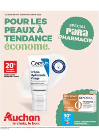 Prospectus Auchan LUXEUIL LES BAINS : Pour les peaux à tendance économe