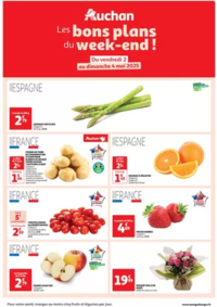 Prospectus Auchan DOMERAT : Les bons plans du week-end dans votre hyper !
