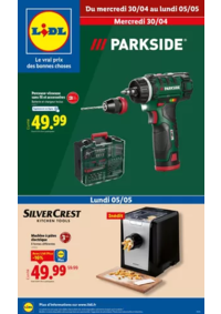 Prospectus Lidl SAINT FLORENT SUR CHER : Parkside est de retour en supermarché ! Ne manquez pas nos offres !