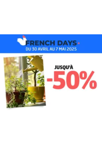 Prospectus Jardiland TERVILLE : French days