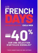 Prospectus BHV : Exclusivité web : du 30 Avril au 7 Mai, jusqu'à -40% sur une sélection d'articles signalés. Voir con