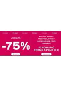 Prospectus Claire's LIEVIN : Jusqu'à -75%
