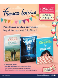 Prospectus France loisirs Tourcoing : Mai - Juin 2025