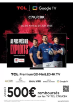 Promos et remises  : TCL TV C7K C8K
