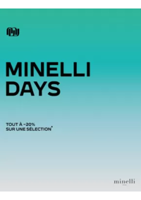 Prospectus Minelli Langon : Minelli days Jusqu'à -20%