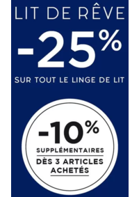 Prospectus Eurodif REIMS : -25% SUR LE LINGE DE LIT