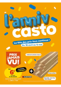 Prospectus Castorama NIMES : La fête des prix fous continue !