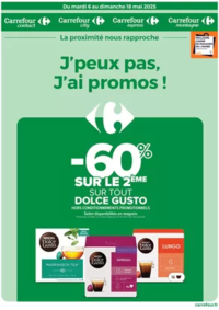 Prospectus Carrefour Market NOGARO : J'PEUX PAS J'AI PROMOS DU 06 AU 18 MAI 2025
