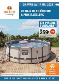 Prospectus Brico E.Leclerc VILLENEUVE SUR LOT : Piscines