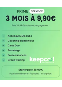 Prospectus Keep CoolAPT : PREMIUM 1 MOIS À 9,90€