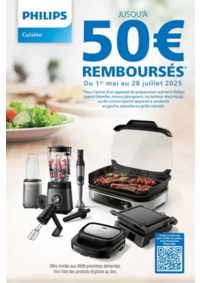 Prospectus Boulanger Rivesaltes : Offre Philips : Jusqu'à 50€ remboursés!