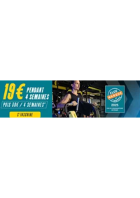 Prospectus Fitness park Annemasse : 19€ pendant 4 semaines