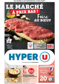 Prospectus Hyper U SAINT AVE : Le marché à prix bas!
