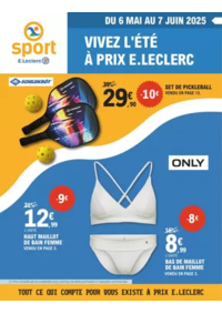 Prospectus Sport et Loisirs E.Leclerc Chambly : E.Leclerc Sports ETE