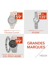 Prospectus Trésor Bijoux LEERS : Grandes Marques