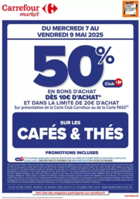 Prospectus Carrefour Drive Colomiers : OPERATION BONS D'ACHAT SUR LES CAFES ET THES