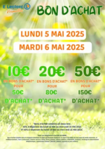 Prospectus E.Leclerc : BON DACHAT MAI