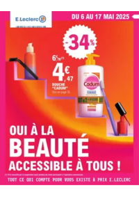 Prospectus E.Leclerc SAINT AMAND LES EAUX : BEAUTE PRINTEMPS