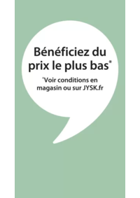 Prospectus Jysk SAINT-DIZIER : Offres exceptionnelles