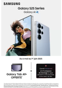 Prospectus MDA TOURS : Galaxy Tab A9+ offerte