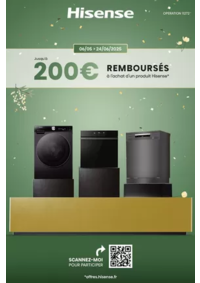 Prospectus Boulanger Béthune : OFFRE Hisense : jusqu'à 200€ remboursés !