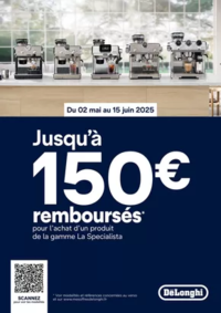 Prospectus Connexion NANCY - LAXOU : Jusqu'à 150€ remboursés pourl'achat d'une cafetière DELONGHI La Specialista