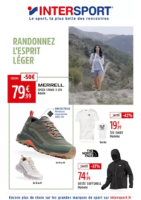 Prospectus Intersport PONTAULT COMBAULT : RANDONNEZ L'ESPRIT LÉGER