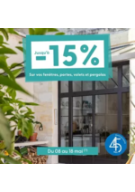 Prospectus  : Jusqu’à 150€ Sur vos fenêtres, portes, volets et pergolas