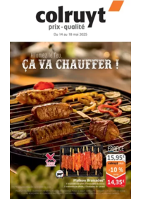 Prospectus Colruyt : Allumez le feu, ça va chauffer !