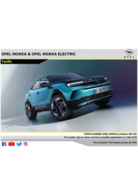 Prospectus Distributeur OPEL SAVAUTO SA CHAMBERY : Opel Nouveau Mokka